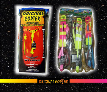 Mega Pack Thirty ORIGINAL COPTERS with Exclusive VIPER  LAUNCHER Red Rubber Band $50.00