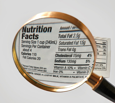 check nutrition facts