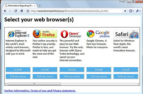 Different Web Browsers