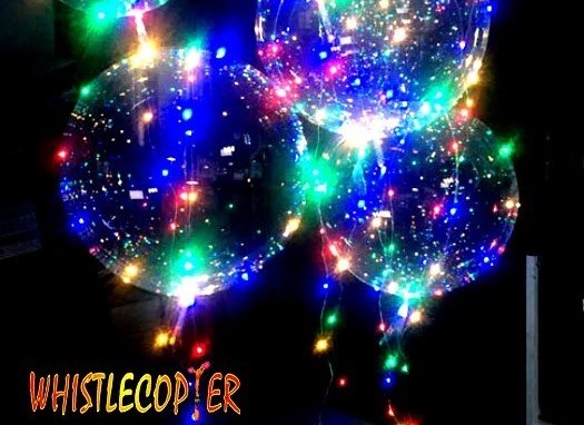 Whistlecopter's LED Balloons