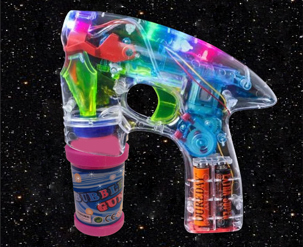 Whistlecopter Lazer Bubble Blaster 