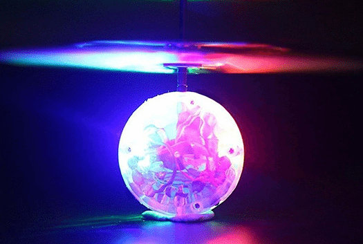 Whistlecopter LED Flying Ball