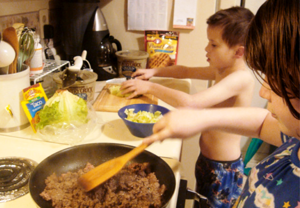 Cooking with the Family