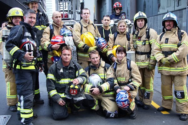 A Team of Fire Fighters