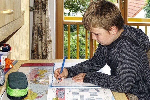 Boy Doing his Homework