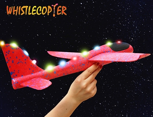 Whistlecopter Throwing Glider Airplane