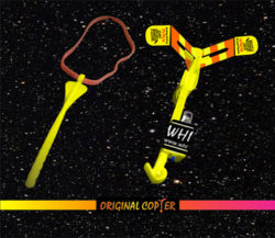 One ORIGINAL COPTER With EXCLUSIVE VIPER LAUNCHER Seven Inch Red Rubber Band