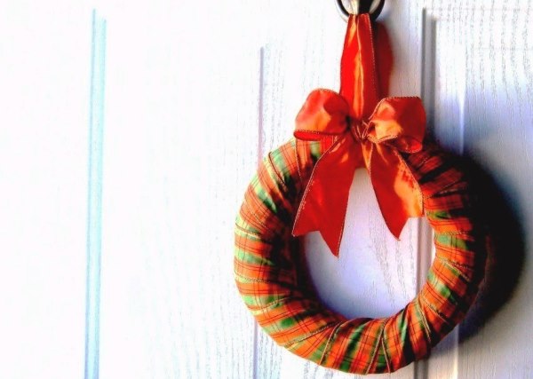 Orange Halloween Wreath