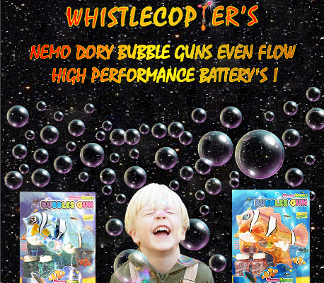 The Nemo Dory Bubble Guns from Whistlecopter