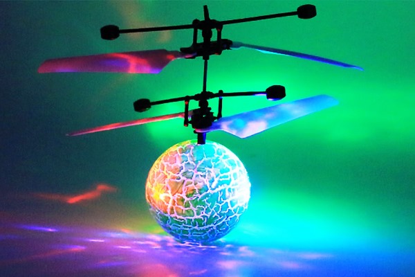 Whistlecopter LED Flying Ball