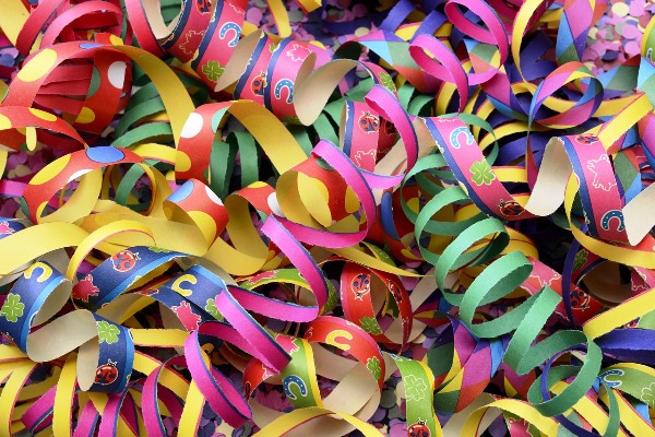 Swirly & Twirly Colorful Paper Decor