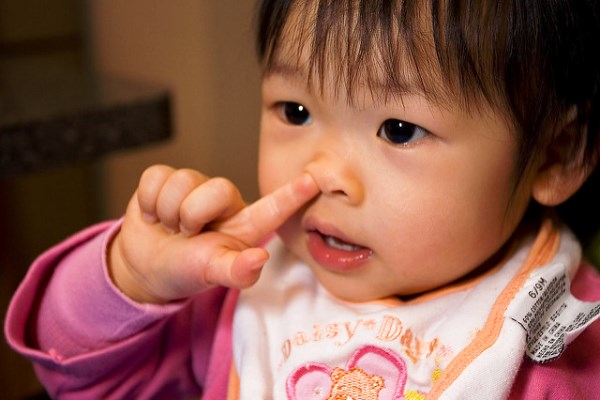 Child Picking their Nose