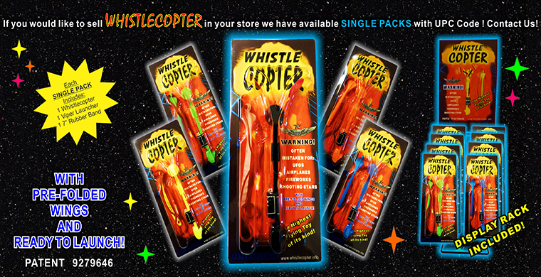 blister pack whistle copter