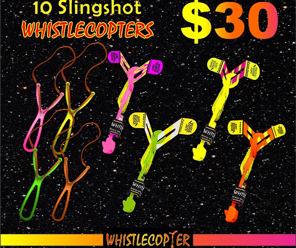 The Whistlecopter Toys!