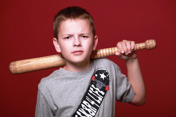 Boy with a Baseball Bat